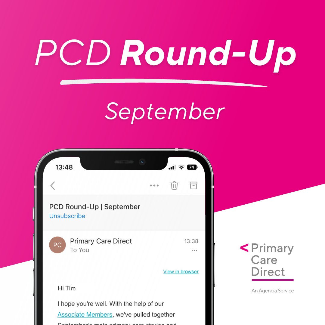 PrimaryCareD's tweet image. Check your inbox for our September newsletter! 📥

Join our mailing list ➡️ share-eu1.hsforms.com/16sflGrJiRImB7…