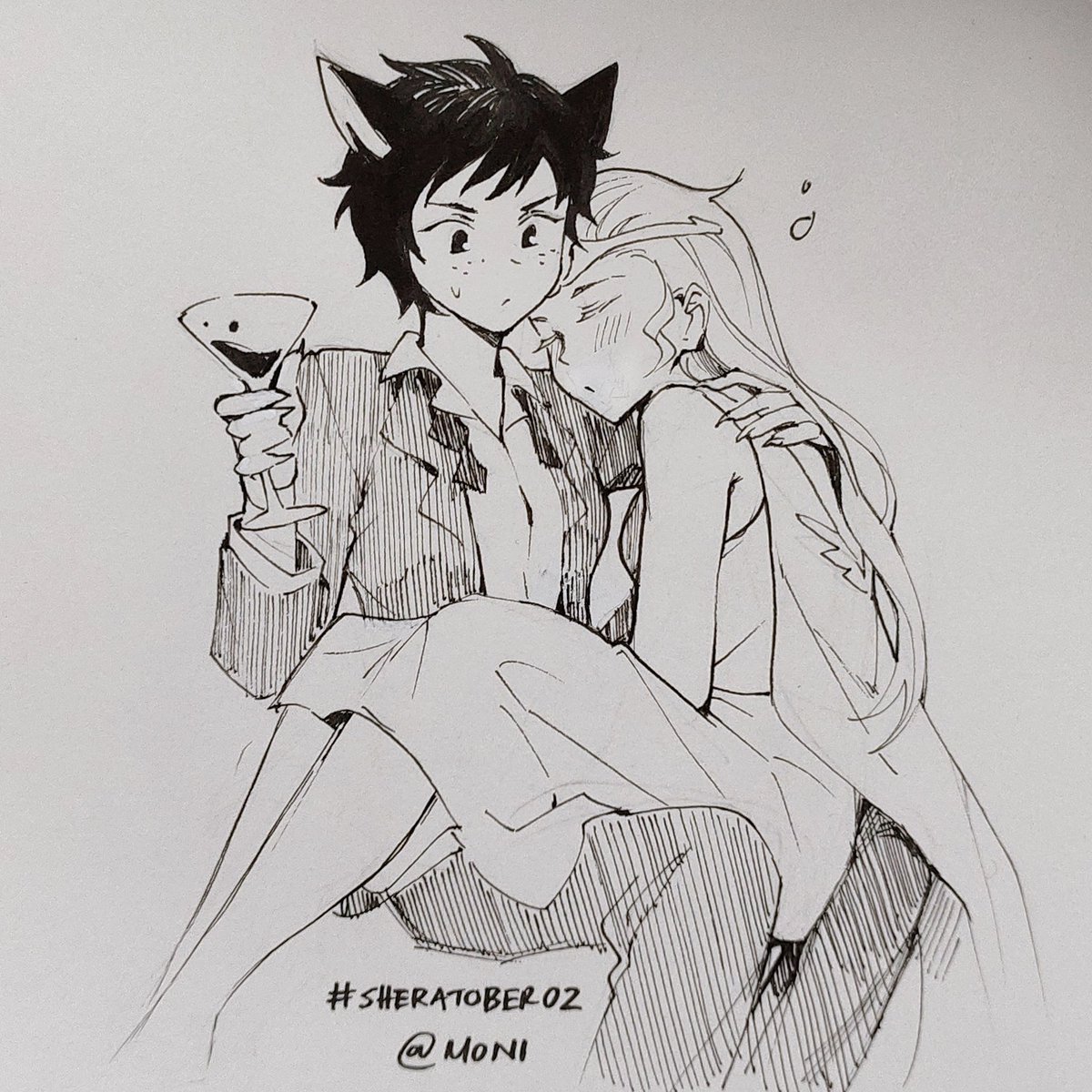 Day 2 #sheratober by <a href="/dontgoproject/">Don't Go Project</a> after party 🍷🍾 #spop #catradora