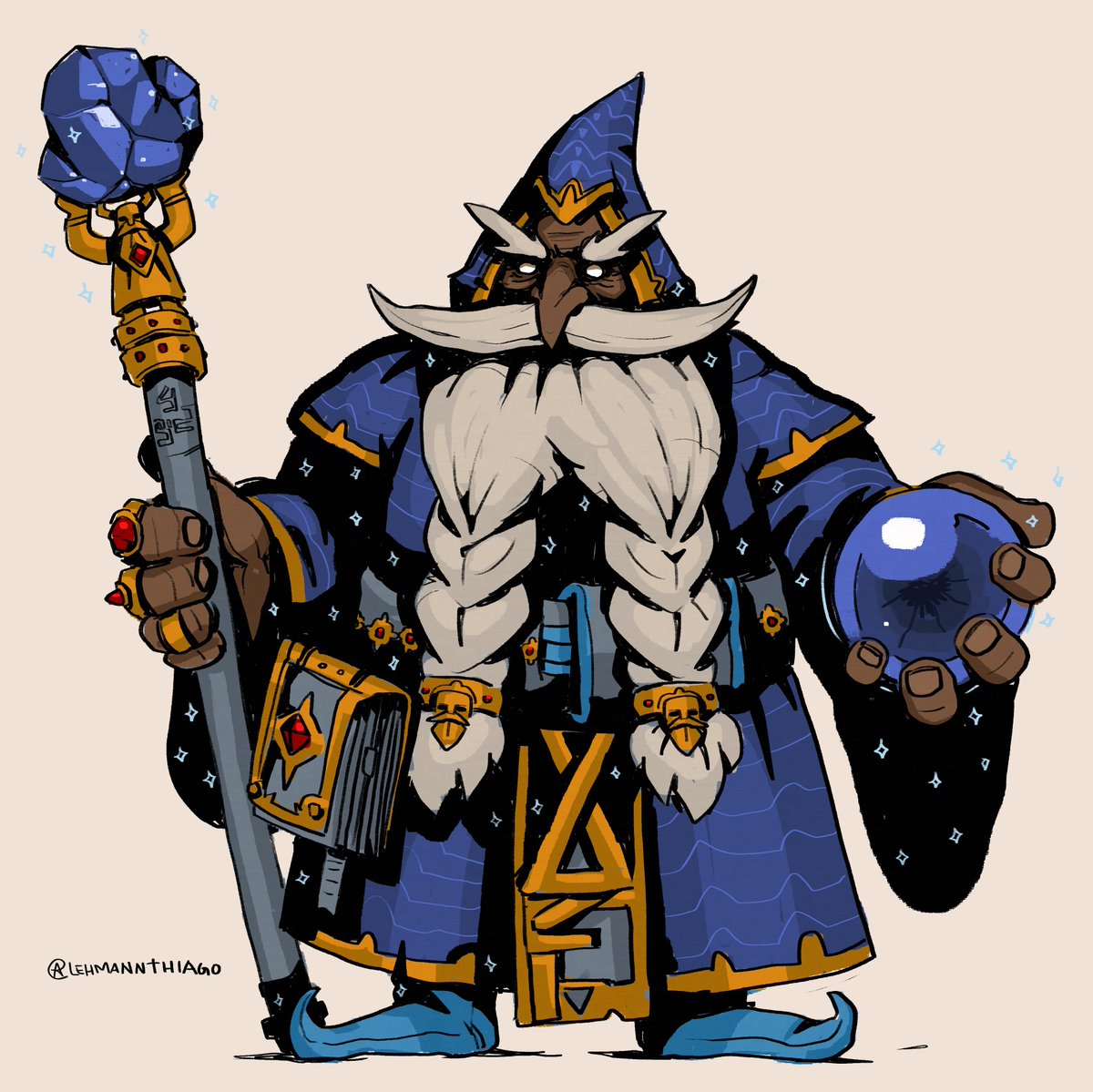 「another 1 hour dwarf, needs a name 」|Thiago Lehmann (2Minds)のイラスト