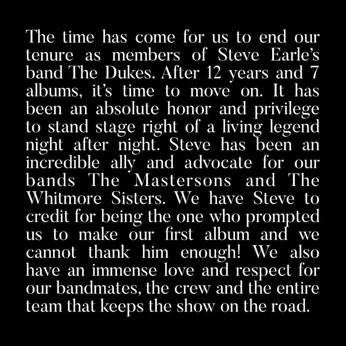 The Mastersons tweet media