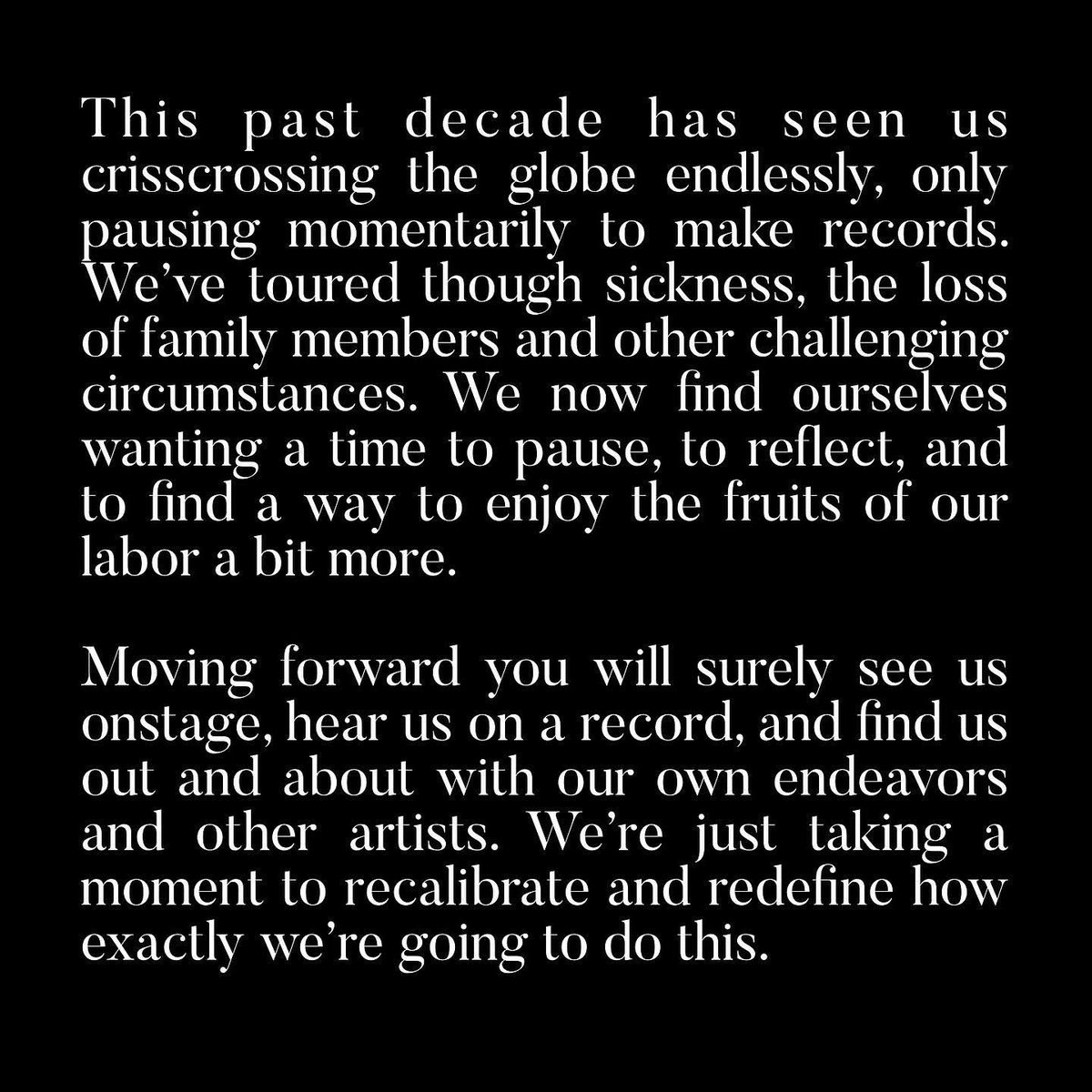 The Mastersons tweet media