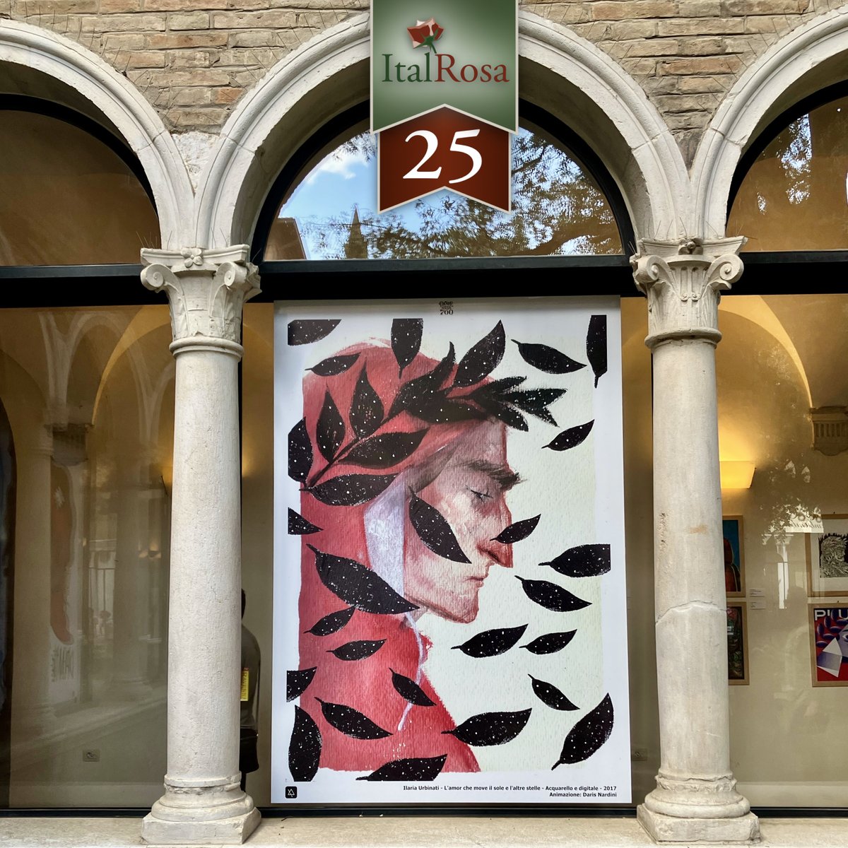 De foto op de homepage van ItalRosa.nl 'mi piace da morire'. 
#dante #dantealighieri #ravenna #italrosa25anni