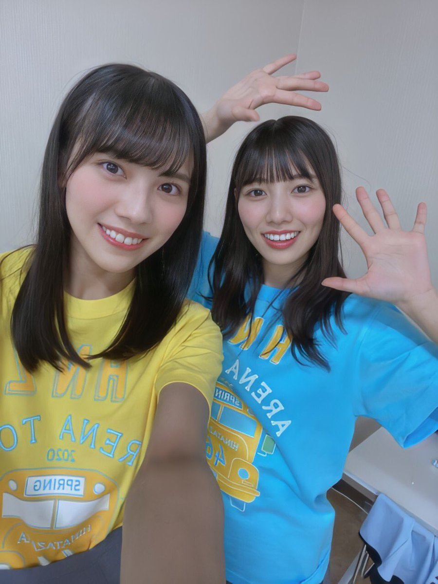 Ji8tiP's tweet photo. 陽菜ちゃんと茉莉似てる気がする
#河田陽菜
#森本茉莉 https://t.co/hw6fyKBPA1