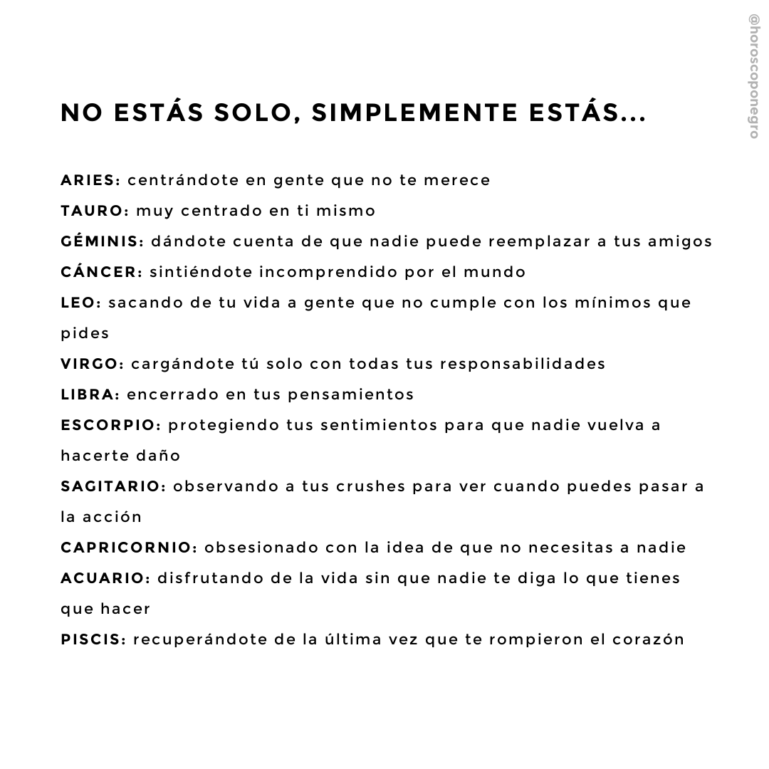 horoscoponegro's tweet photo. No estás solo, simplemente estás ocupado con otros asuntos 🔮 https://t.co/dwxO2qN0Gy