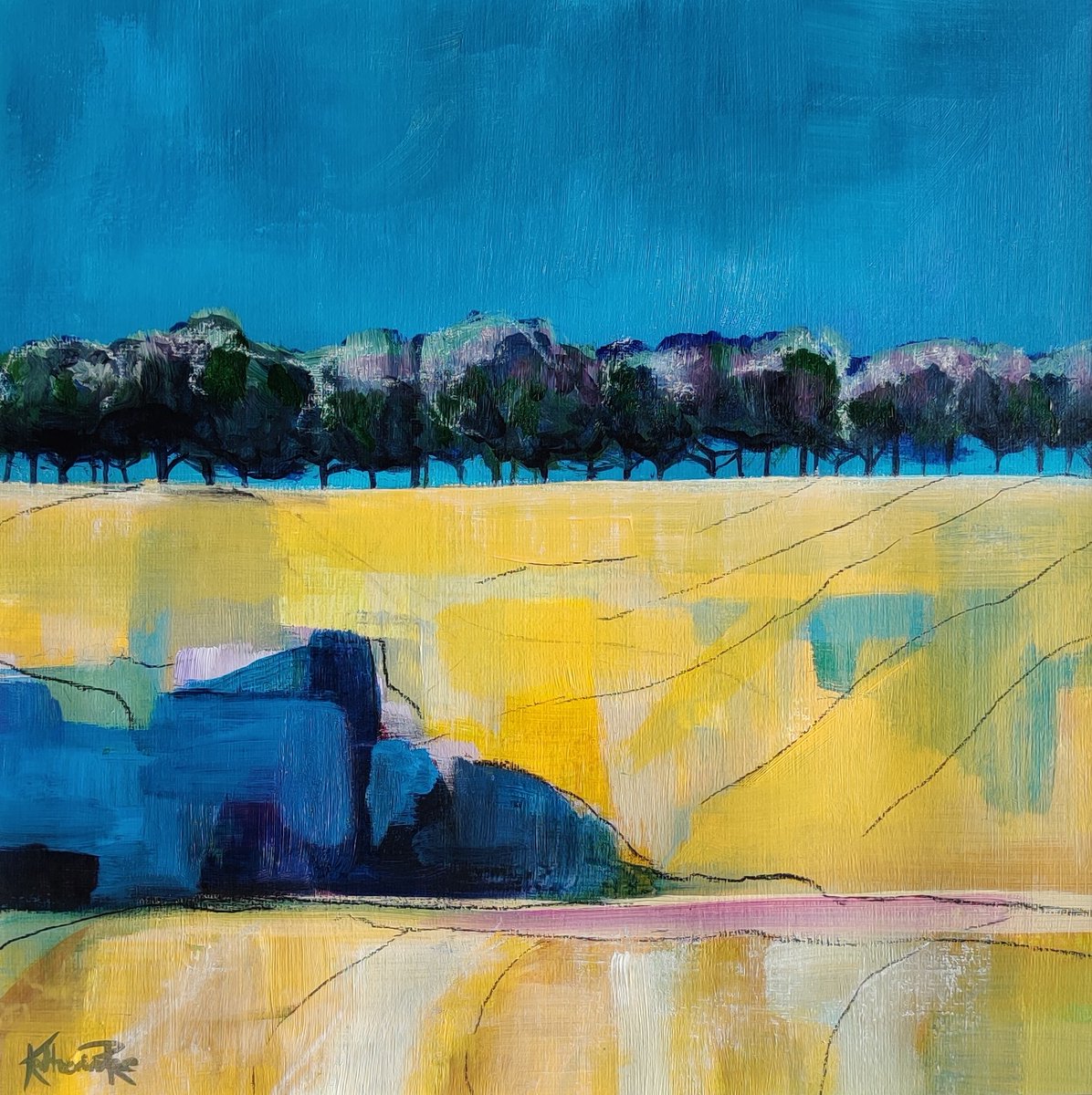 Ak3Rae's tweet photo. Four paintings now on display at The Milton Art Gallery in Crathes for their 'New Faces' exhibition running from October 4th - November 19th. 

#emergingartist #scottishartgallery #aberdeenshireart #bennachie #riverspey #speyside #colourinart #affordableart https://t.co/pQ0L0jByO0