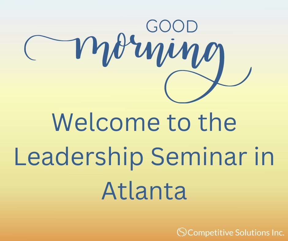 CSIPBL's tweet photo. Good morning! We are excited to kick off the day with @ShaneYount at the @CrownePlazaATL. Get ready for a day full of learning about Processes, People, and Performance!

#leadershipworkshop #processbasedleadership #atlantworkshop #leadershipdevelopment #crowneplazaravini https://t.co/jFjq6zDzwX