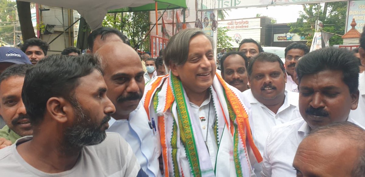 Collected my official ⁦<a href="/INCIndia/">Congress</a>⁩ voting card as a PCC delegate from ⁦<a href="/INCKerala/">Congress Kerala</a>⁩ General Secretary TU Radhakrishnan. Will be back on October 17 to use it. #ThinkTomorrowThinkTharoor