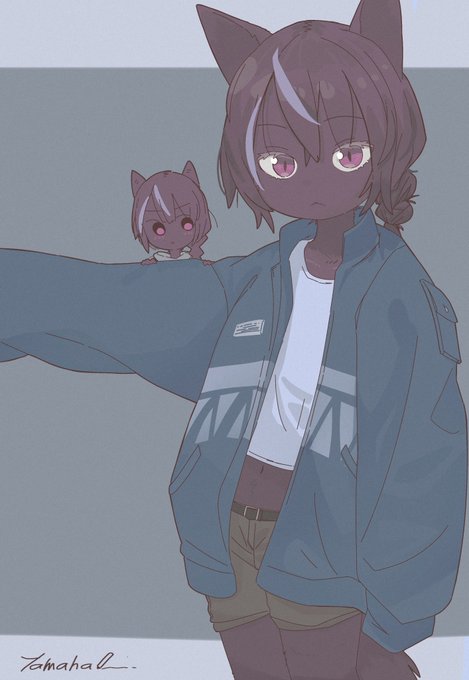 @s1120411 
くろねこちゃん描かせていただきました 