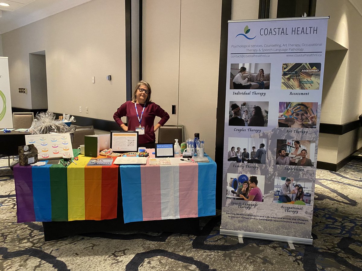 CoastalHealthNL's tweet photo. Coastal Health at the 18th CADDRA conference @CADDRA_News! Many thanks to Fiona, Marissa, Hilary and Quinn for helping out at the exhibit! https://t.co/cO09Pdqm3E