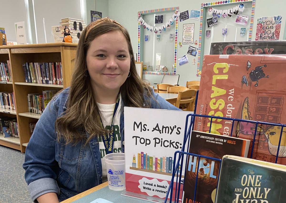 Evergreen Library is up and running. Check out Ms Amy’s Top Pics. <a href="/WoodburyCitySch/">WoodburyCitySchools</a>