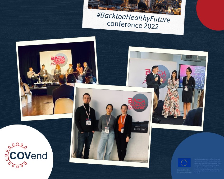 COVend_EU's tweet photo. Happy memories from #backtoahealthyfuture conference 2022 in #Brussles.  We found wonderful potential ideas for collaborations with some like minded people. Thank you so much @TheCovidX and @inno4cov19 for organising such a great event! #covid19 #euproject #HorizonEU #covend https://t.co/dZEb5bOJtb