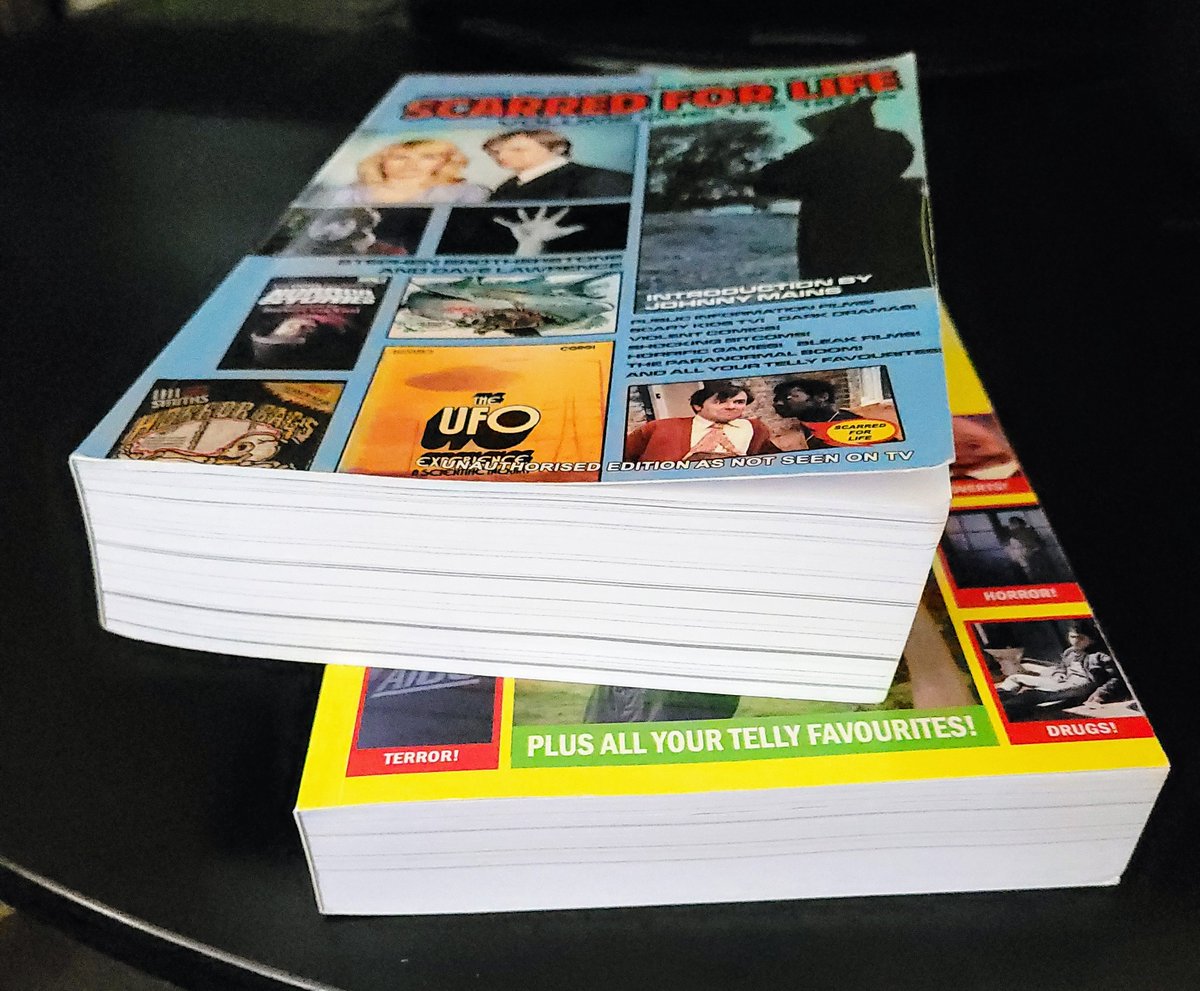 ScarredForLife2's tweet photo. Discount time! Get a hefty 15% off our books and celebrate the start of spooky season with the code PUMPKIN15 until 7 October!

The creepy, dark pop culture of the 70s and 80s is here - perfect Halloween reading.

Vol One: https://t.co/5Dn6M5nLt8 
Vol Two: https://t.co/l6YBFlIyCk https://t.co/AXCGvKHNmU