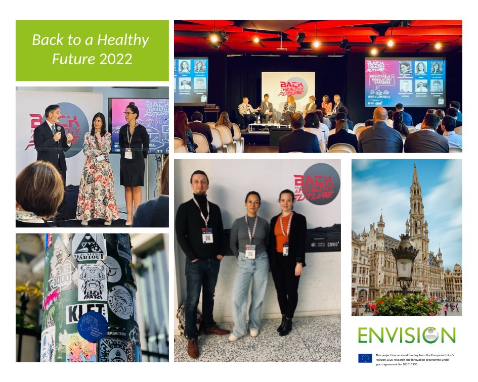 eu_envision's tweet photo. Happy memories from #backtoahealthyfuture conference 2022 in #Brussles.  We found wonderful potential ideas for collaborations with some like minded people. Thank you so much @TheCovidX and @inno4cov19 for organising such a great event! #covid19 #euproject #H2020 #envision https://t.co/A9kLaOjE29