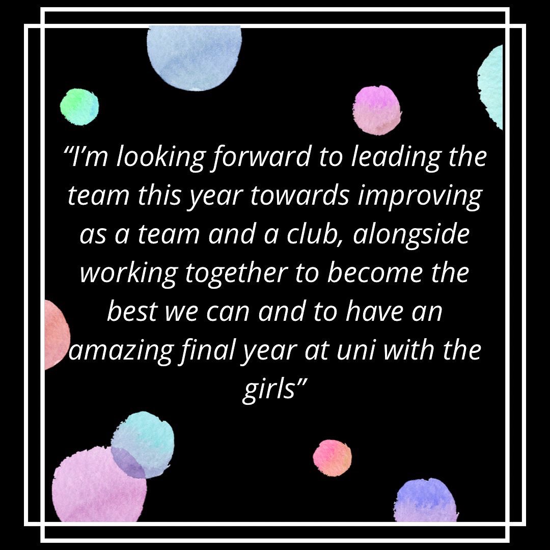 StaffsNetball's tweet photo. Finally we have this years Captain; Robyn! We are so excited for everything you have and will be planning for us this year❤️Fun Fact: Robyn is likely to down her drink before you can😉❤️Position: GA/GS #uninetball #sportatstaffs #staffsuni #bucsteam #bucs #social #netball #uni https://t.co/c2OaGg8p7P