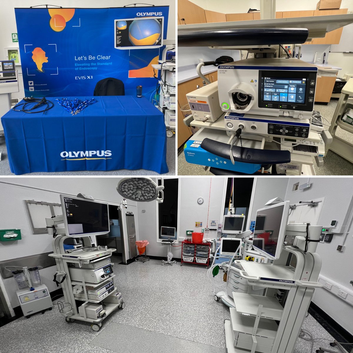 The 6th Kent ENdoscopy Training course started today with Olympus Medical Systems EMEA #EVISX1 used on the first cases of the day. It's also the first week for our new territory manager, Charles Henry, and what a week it will be, straight into a major course!