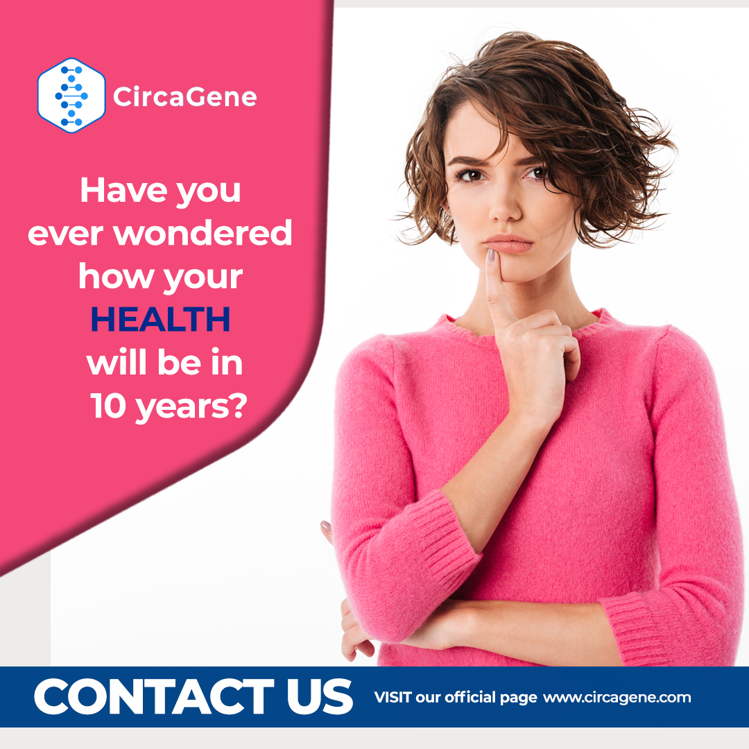 CircaGene's tweet image. The answer is in your DNA and genetic testing can help you prevent health problems before they start. At #CircaGene it is a pleasure to take care of your health and that of those you love. CONTACT US #GeneticTesting #DNAPrivacy #DiseasePrevention👨‍👩‍👧‍👦 ❤️ 👩‍⚕️