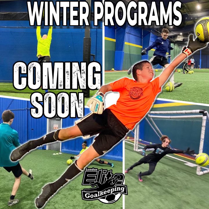 LondonEliteGK's tweet photo. Winter Programs Coming SOON 👀
As our fall programs come to an end over the next week stay tuned for our winter programs to be released this week.
#LEGK #LEgoalkeeping #LondonEliteGK #gktraining #gkunion #gkgloves #aviatasports #ldnont #gkdevelopment #winterprogram https://t.co/C24hxgRz3B