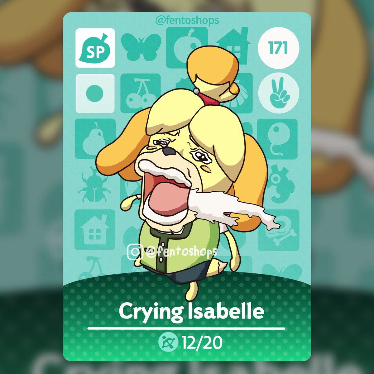 fentoshops's tweet photo. i wanted to make an animal crossing version of the chopper meme
#animalcrossing #choppercrying https://t.co/Ycy7Rg4DX3