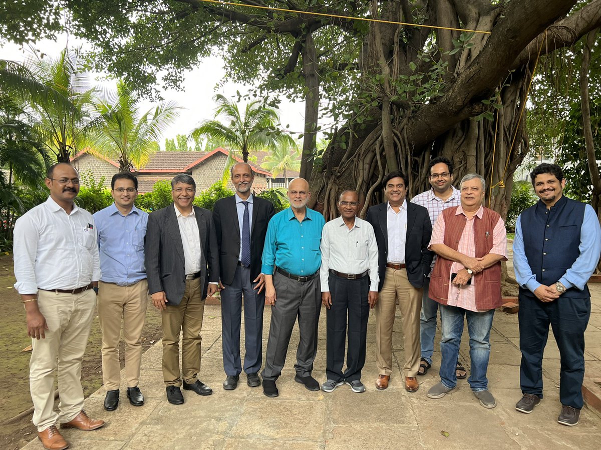 DeoSahil's tweet photo. Great to take part in the between stalwarts - Dr Ajit Ranade of @gipe_official &amp; Dr Pramod Chaudhary (@PramodCPraj) of @PrajIndustries - hoping something cool comes out of this! 

Hoping to push sustainable development!

@shardul_sm @aparanjape @Girbane @SiddharthDesai https://t.co/XihsS6B1A4