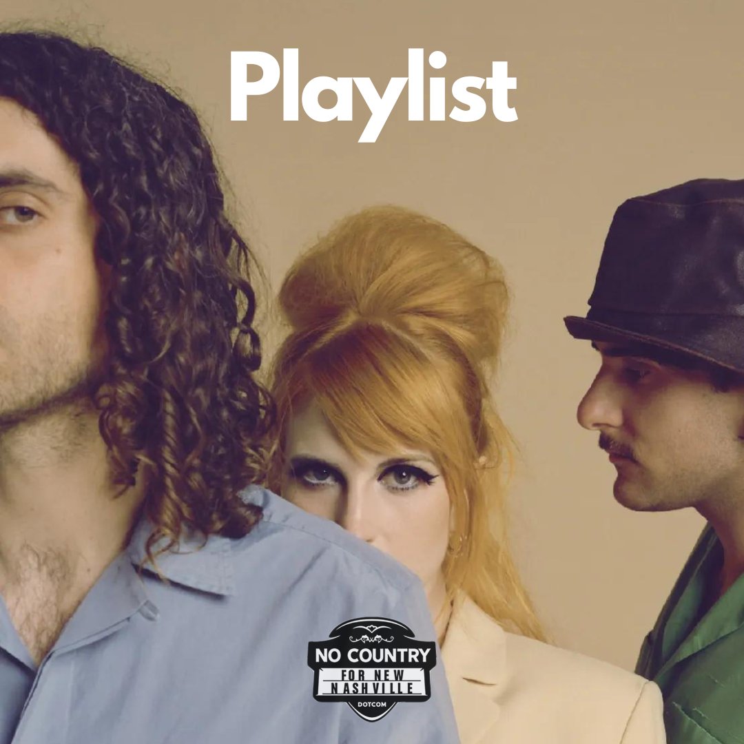NoCountryNash's tweet photo. A new @paramore era kicks off our Nashville playlist this week ft. the latest from them + @samiatheband @cececoakley @TheCaitlinRose @realpinksweats @VEAUXMUSIC @hewgee_ @_abigailosborn &amp; more!

🎧 https://t.co/GSez4Do2UO https://t.co/2MjAXFrAN4