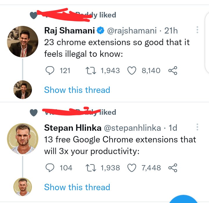 muBasudev's tweet photo. Twitter: Chrome Extensions everywhere😅

Perhaps Twitter don't like Firefox https://t.co/I3olHkxyYD