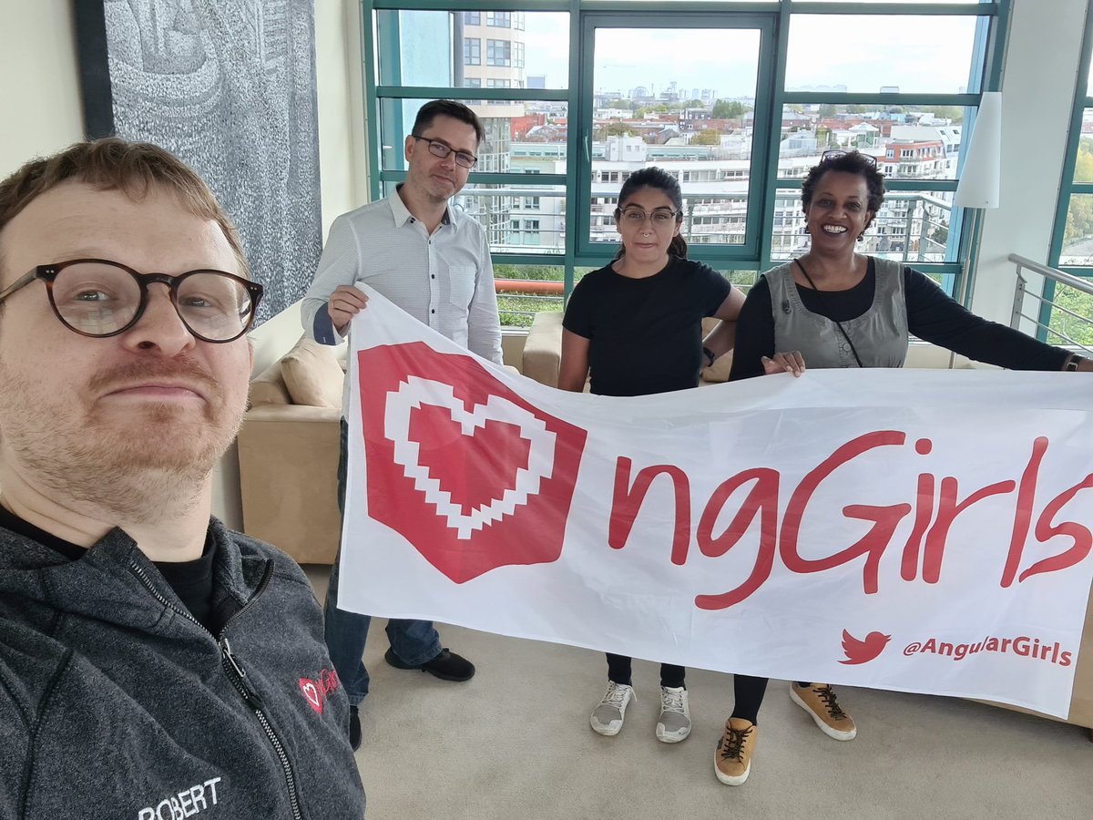 AngularGirls's tweet photo. Small workshop but with an amazing #view and amazing attendees and mentor(s)... thanks @ngdeconf for hosting us #ngGirls #Berlin #Diversity https://t.co/DRFrJHG0b3