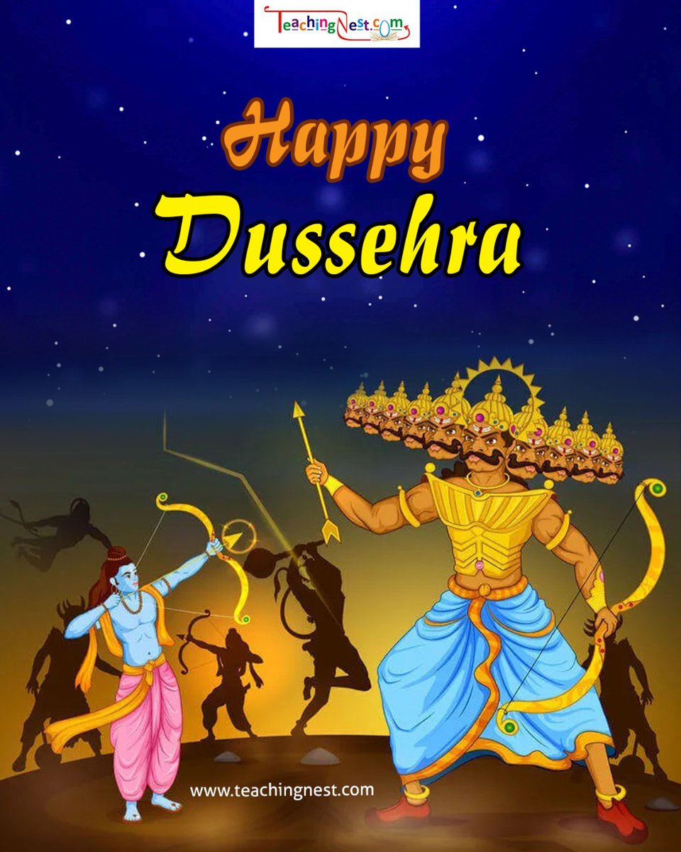 teachingnest's tweet photo. #Dussehra #Dussehra2022 #Vijayadashami https://t.co/JoHARAZ1jT