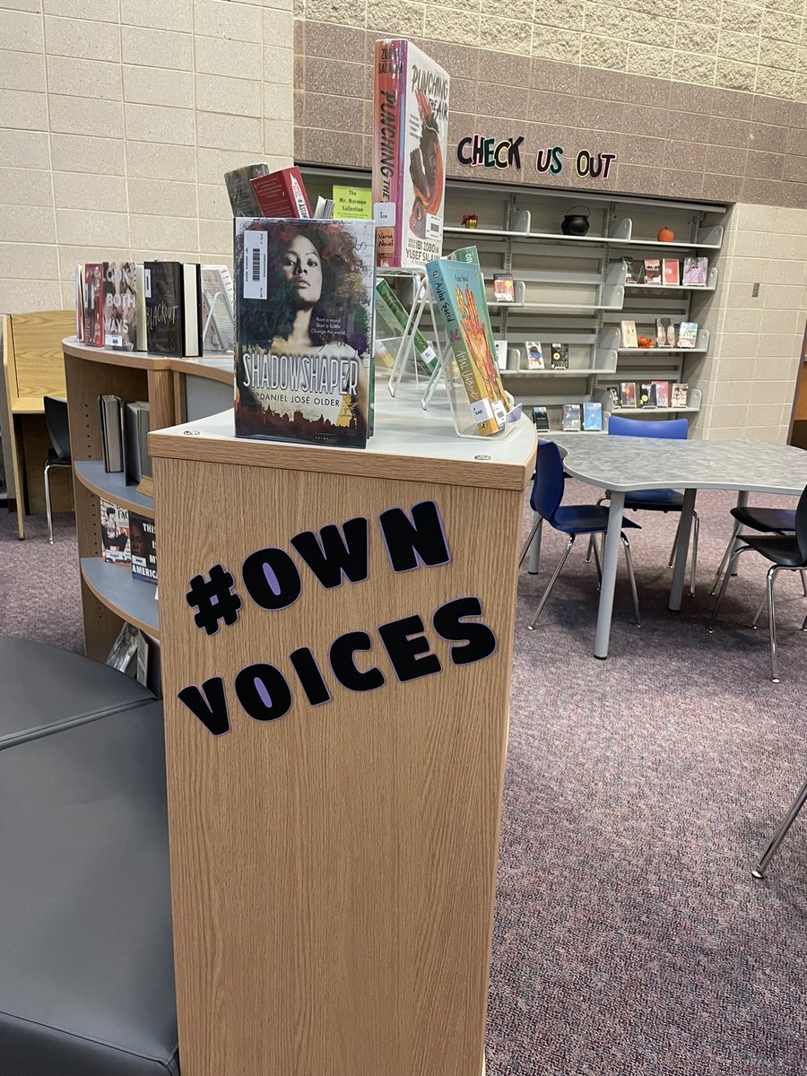 Looking for a great read? Don’t miss the #ownvoices display! Authors who share the diverse identity of their main characters.
