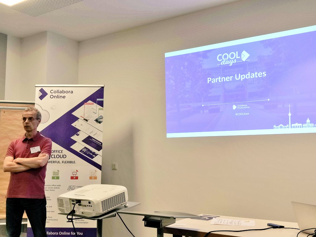 Collabora laisse maintenant la place à ses différents partenaires pour qu'ils présentent leurs nouveautés ou leurs futurs objectifs d'intégration dans l'écosystème dans lequel Collabora Online réside.

cc <a href="/CollaboraOffice/">Collabora Online & Office</a>