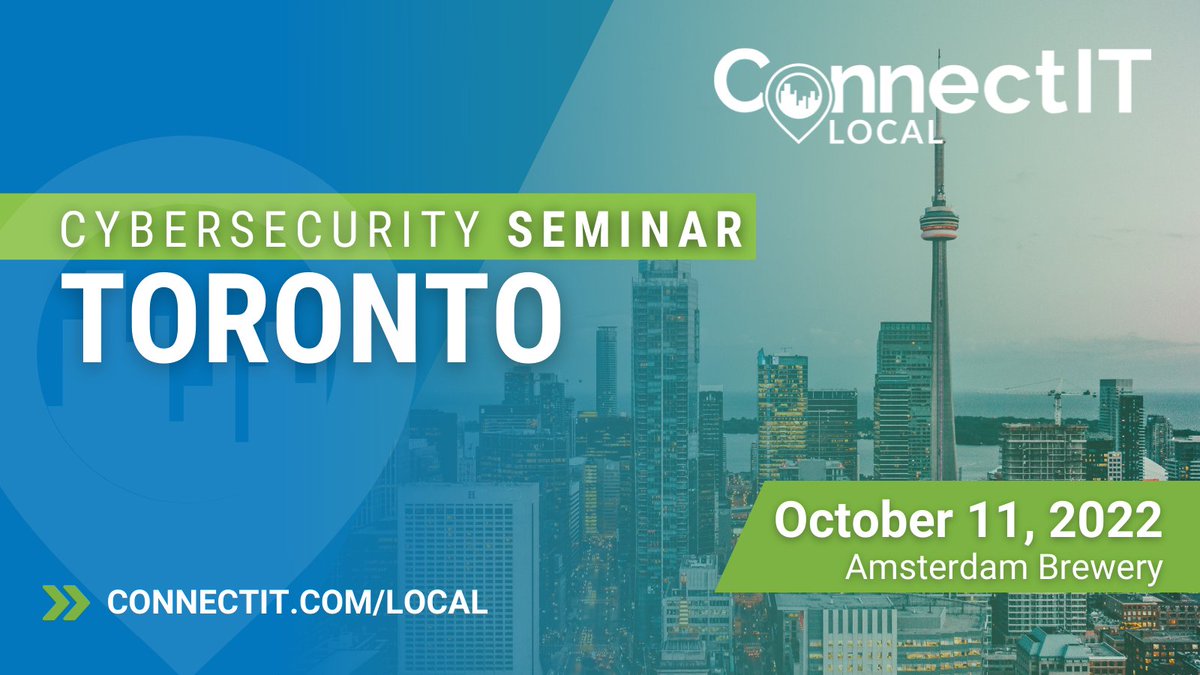 Sv101011's tweet image. Join us on October 11 for the #ConnectITLocal: #CyberSecurity Series in Toronto, ON. This jam-packed afternoon will include insights from the industry&apos;s most impactful solution providers. Register now: dattomsp.co/3CwFEIa
#cybersecuritytraining #CybersecurityAwarenessMonth