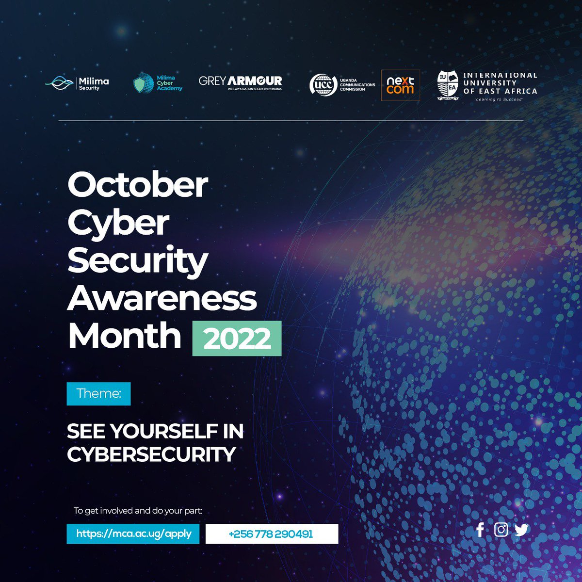 AlisonkayAlison's tweet photo. It's here again. Feel free to get involved https://t.co/Uws5Z0NBY3

@CyberMilima 

#CybersecurityAwarenessMonth #cybersecurity https://t.co/7oPtIoU8xN