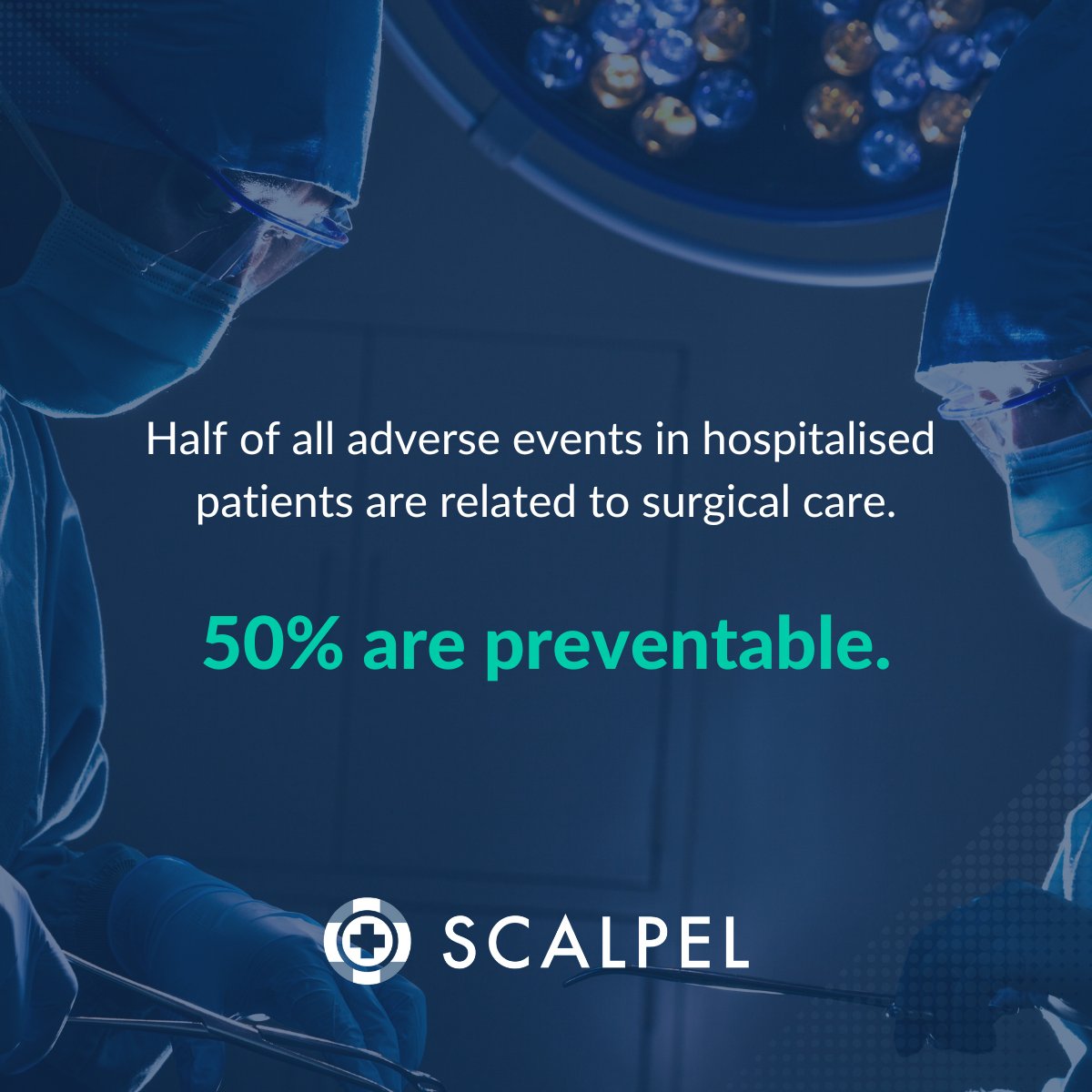 "Adverse events due to unsafe care is one of the 10 leading causes of death in the world" - <a href="/WHO/">World Health Organization (WHO)</a>

Technology will transform surgery to be less invasive, more personalised, and prevent the occurrence of retained surgical instruments. 

Find out more➡️ scalpel.ai