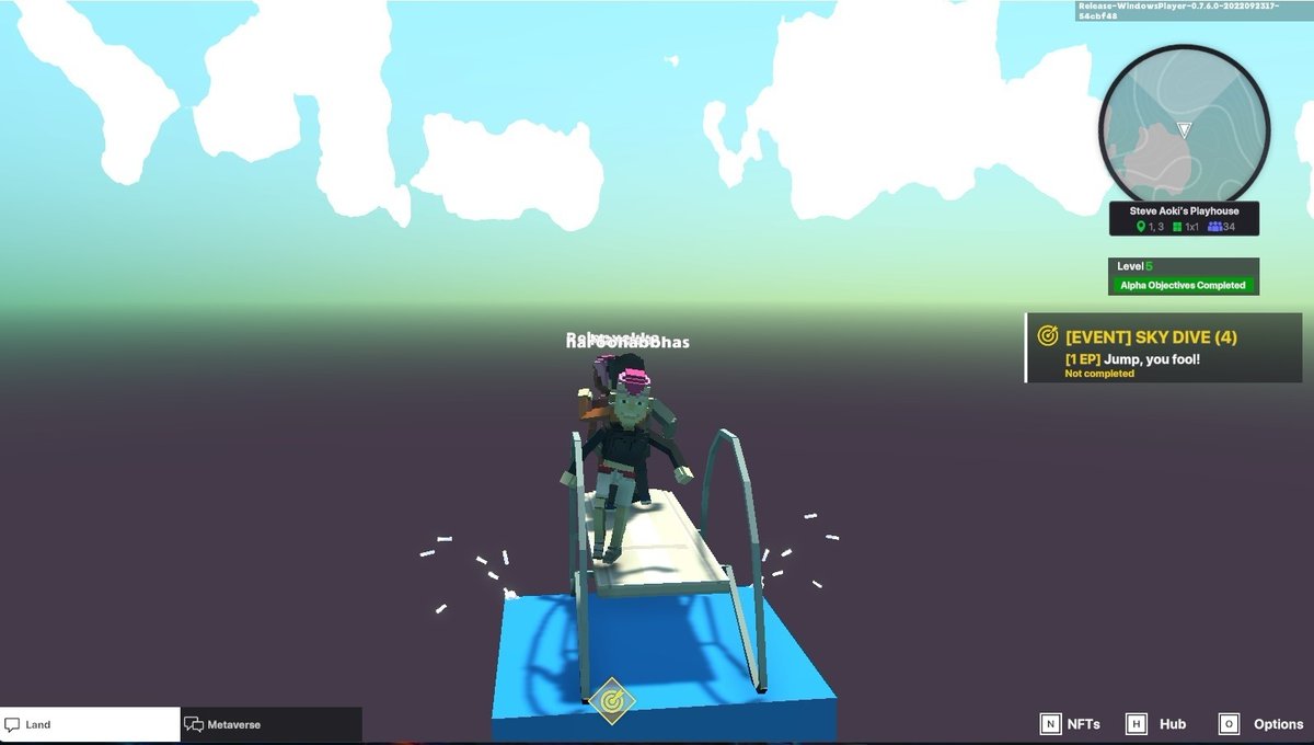 mabelp1025's tweet photo. @TheSandboxGame @steveaoki I just participated in the #SandboxAlphaS3Giveaway for a chance to win 500 SAND! Found the high diving board in @steveaoki's Playhouse, check out my screenshot below!
👇 https://t.co/LILmTtX4NN