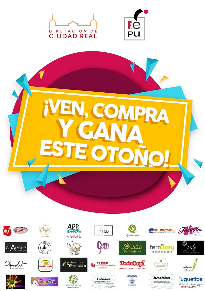 EmpresasPtllano's tweet photo. En el establecimiento donde veas este cartel ¡entra, compra y podrás ganar un premio de 200 euros!
¡En este mes de octubre tu compra puede tener premio!
¡Ven compra y gana!
#comerciolocal #pequeñocomercio #vencompraygana #fepu https://t.co/2sjobz3Yio
