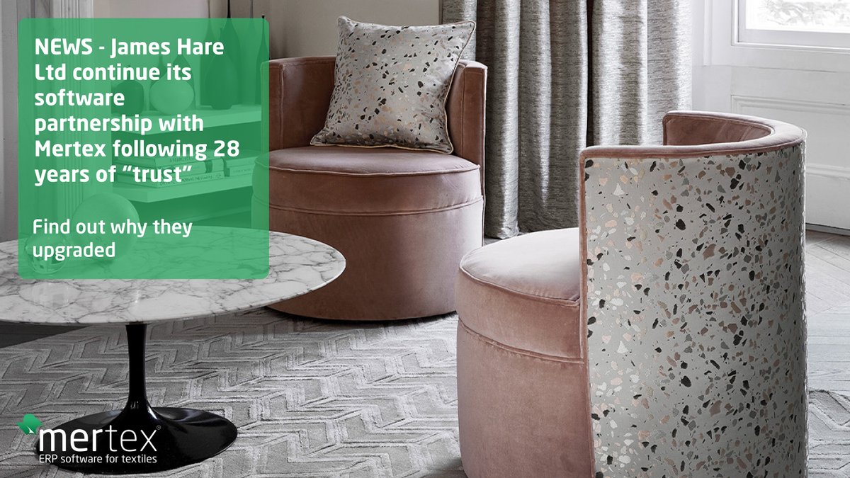 reflexdata's tweet photo. @jamesharefabric ensure its #operationssoftware is up to date and relevant in a changing world by upgrading to Mertex ERP - the most feature-rich version of the #Software 
Find out what their motivation was here: https://t.co/YnKIDBFtz1 https://t.co/yXc9VWRTwM