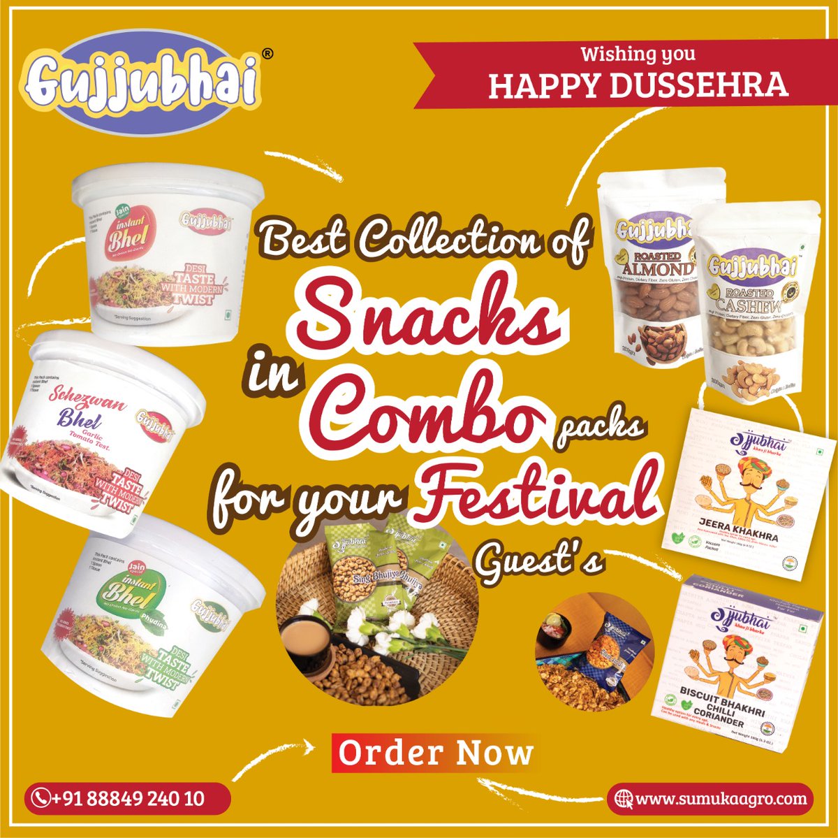 sumukaagro's tweet photo. Guest in Home?? Buy Best/Special Collection of Snacks at Great Price With Combo offers...Tasty  Bhi - Healthy Bhi.. Order now @ https://t.co/ohM3jYA99k #khakhra #bhakhri #snacks #festival #online #india #love #happy #dussehra #dasara #sale #vijayadasami #trending #now https://t.co/KPp7eKWrEm