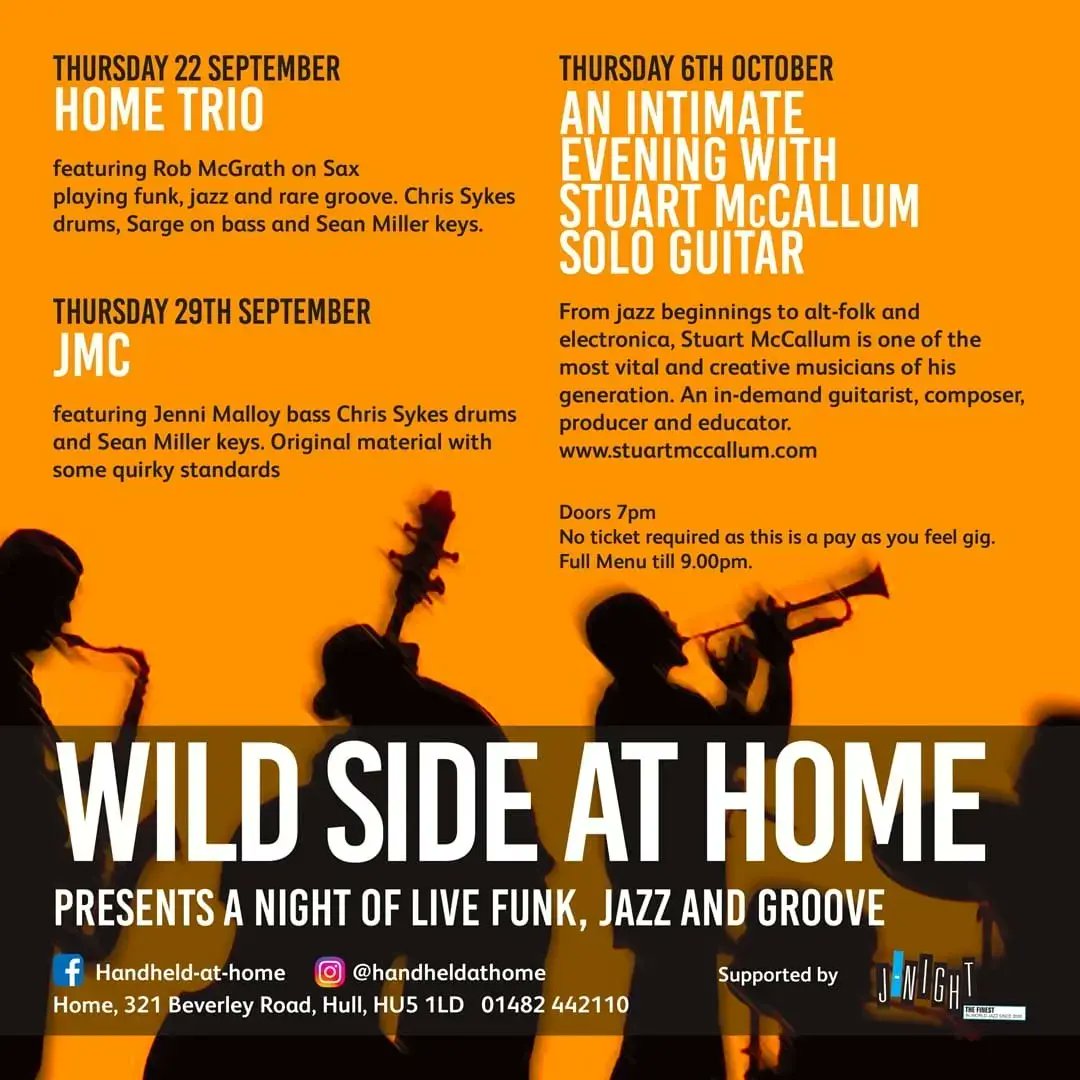 Stuart McCallum live solo guitar this Thursday at Home! 🎸 

Stuart rose to prominence writing for and playing with the Cinematic Orchestra, on their Ma Fleur and Live at the Albert Hall albums, as well as on their award winning Disney soundtrack, The Crimson Wing.