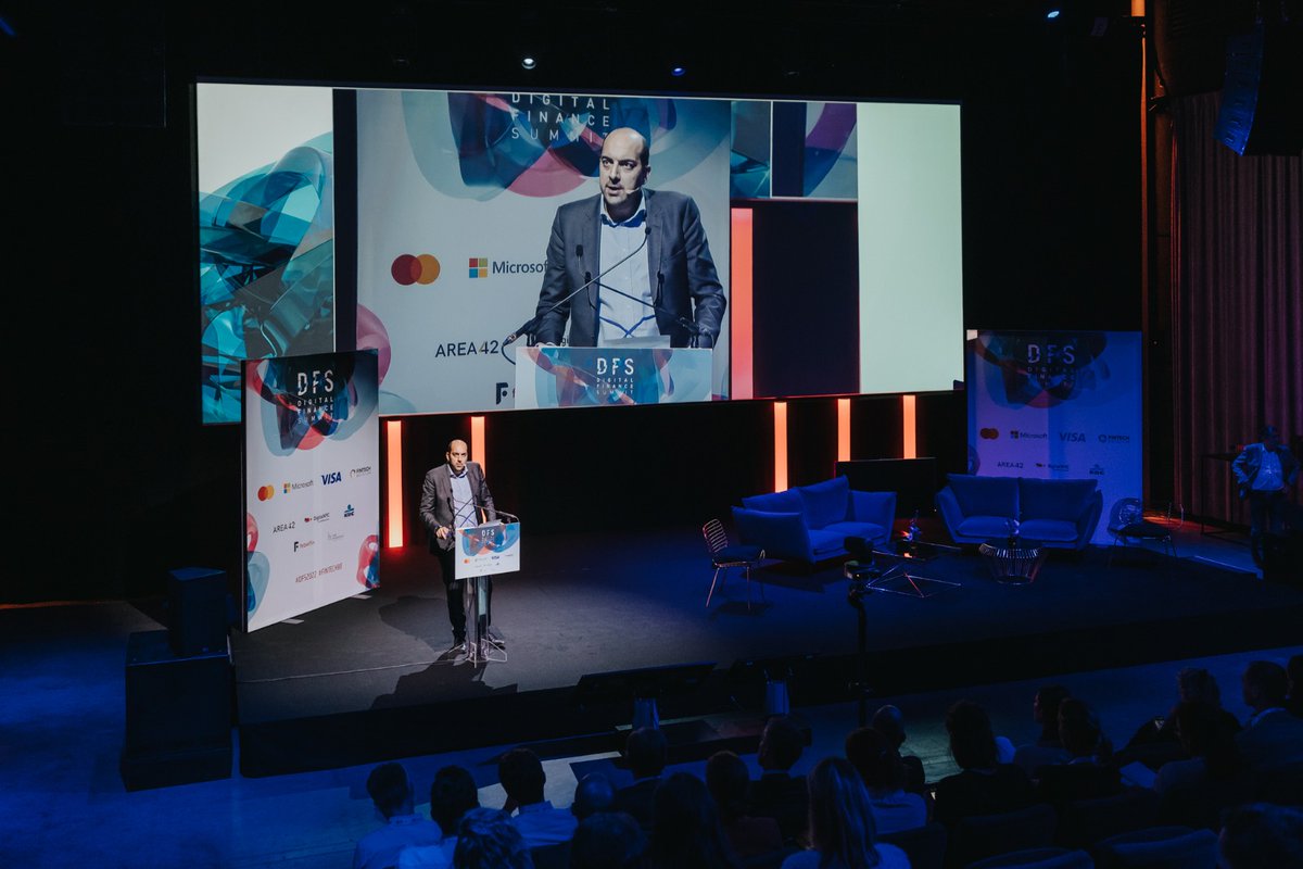 fintechbe's tweet photo. #DFS22 - We are ready to start again! The Openings just began and will be followed by the #ESG conference on the Main Stage: Mr.Nasir Zubairi from LHofT, Ms.Margaret Ann Splawn from Microsoft, Mr.Mathieu Neirinck from KBC and many more will be there!

 #fintechbe #ESG #DFS22 https://t.co/OoYyHhl5Vg