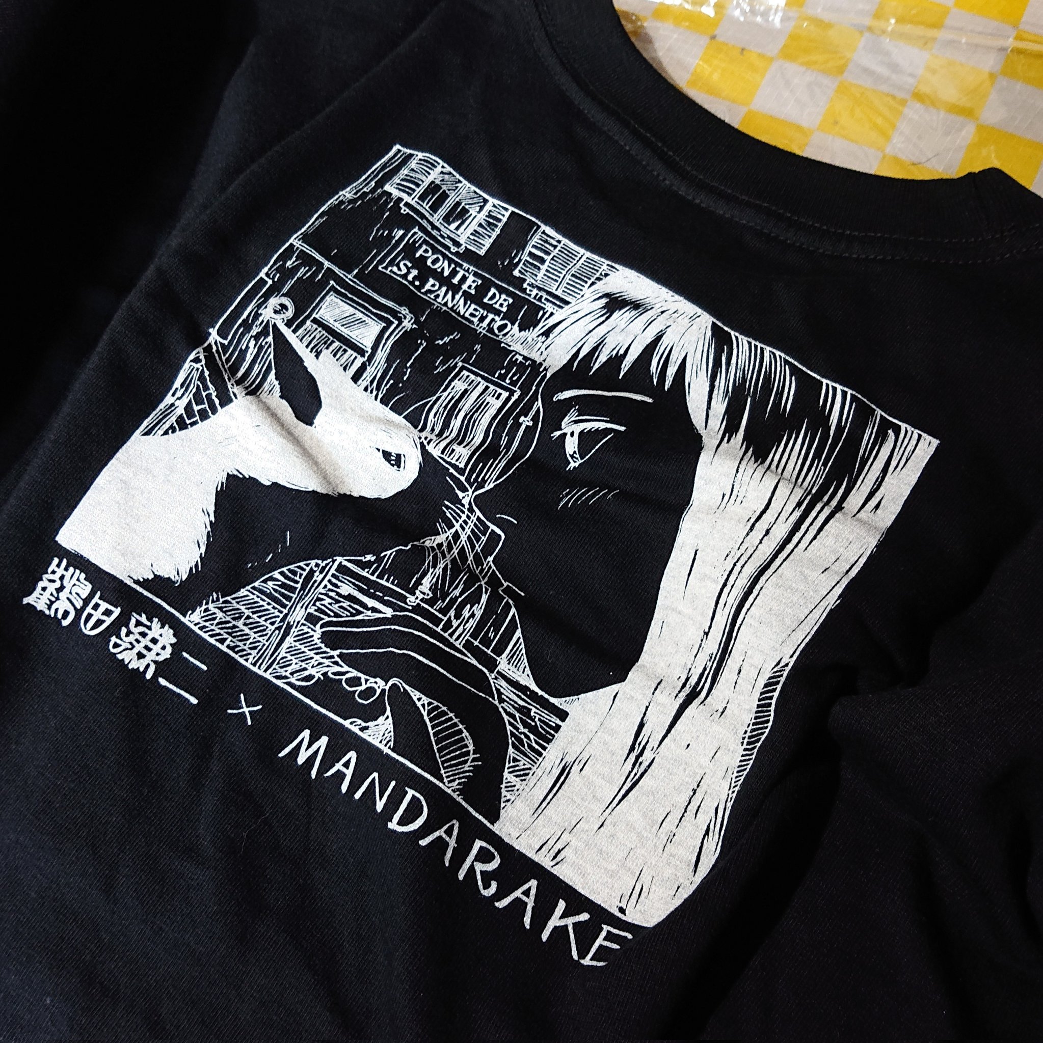 新品未使用　90s 鶴田謙二　KENJI TSURUTA イラストTシャツ　辰巳 新品未使用 90s 鶴田謙二 KENJI TSURUTA イラストTシャツ 辰巳