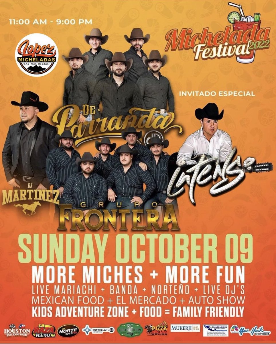 lopezmicheladas's tweet photo. Stop by our tent this weekend at MICHELADA FEST ‘22 🍻🔥 https://t.co/4tlsv9LiV8