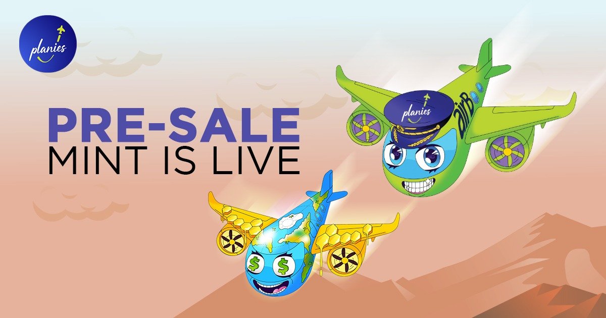 PlaniesNFT's tweet photo. Hey!✈️
We are elated to announce that pre-sale minting is now live. If you are one among the Public allowlist members, you can mint Planies right away.
Step away from the gas wars and mint the collectibles at the lowest possible gas price. https://t.co/AegQgql8Cj 
#nft #travelnft https://t.co/cb8AA7h7HD