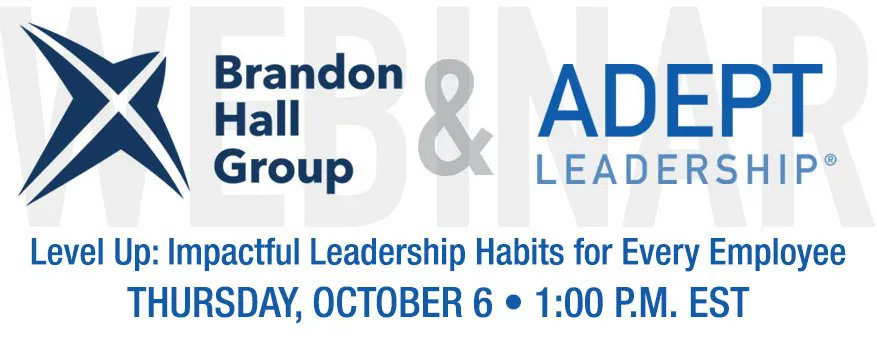 becomeadept's tweet photo. @BrandonHallGrp research: 70% of orgs. think leadership development is important for all employees. How do you make leadership training impactful for every level? Join us for this Thurs. for data, tactics, and results. https://t.co/LrDR8XwKDG  
#leadershipdevelopment #leadership https://t.co/Du2doFIUCN