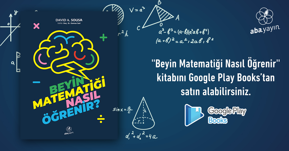 Bu kitaba ulaşıp satın almak için: tinyurl.com/vw2nbc49

#abayayin #abayayın #yayın #abayayıncılık #kitap #yenikitap #googleplay #googleplaybooks #onlinekitap #matematik #öğrenme #ders #çocuk #matematiksevgisi #beyinmatematiğinasılöğrenir #davidasousa