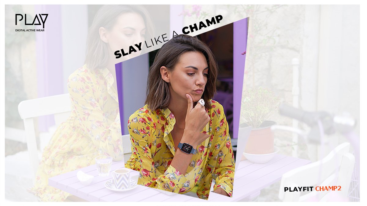 playonsocial_'s tweet photo. PLAYFIT CHAMP2 is all about slayin’ it your way!
Buy Now https://t.co/aOzVUvehGY
#NewLaunch #PLAYFITCHAMP2 #PLAYSmart #PLAYLikeAChamp #Champ #Trainhard #TrainLikeAChamp #WorldOfPLAY #IPLAYMyWay #Smartwatch #PLAYSmartWatch #SmartLife https://t.co/KMfsDNwvbA