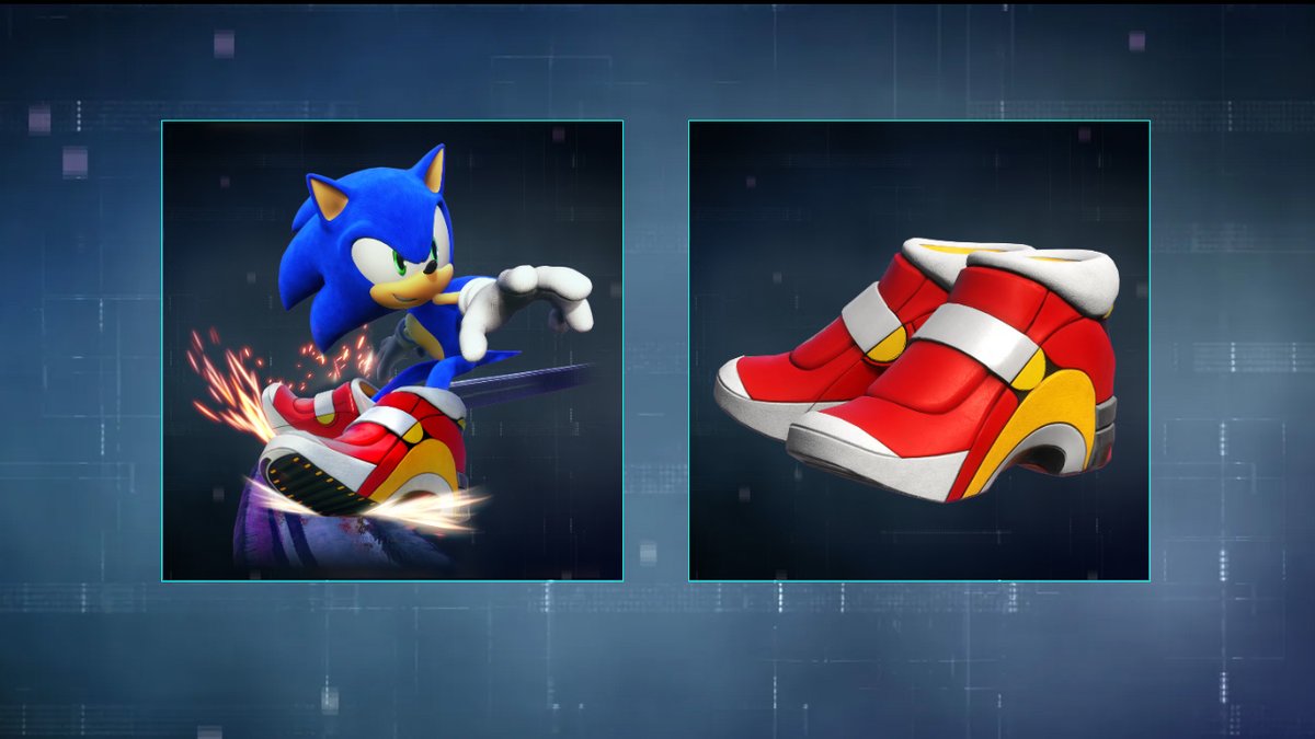 NinWire's tweet photo. Sonic Adventure 2's iconic Soap Shoes are heading to Sonic Frontiers as free DLC for subscribing to the game's newsletter: https://t.co/NThB4mZvTA https://t.co/tLBRQwqtkU