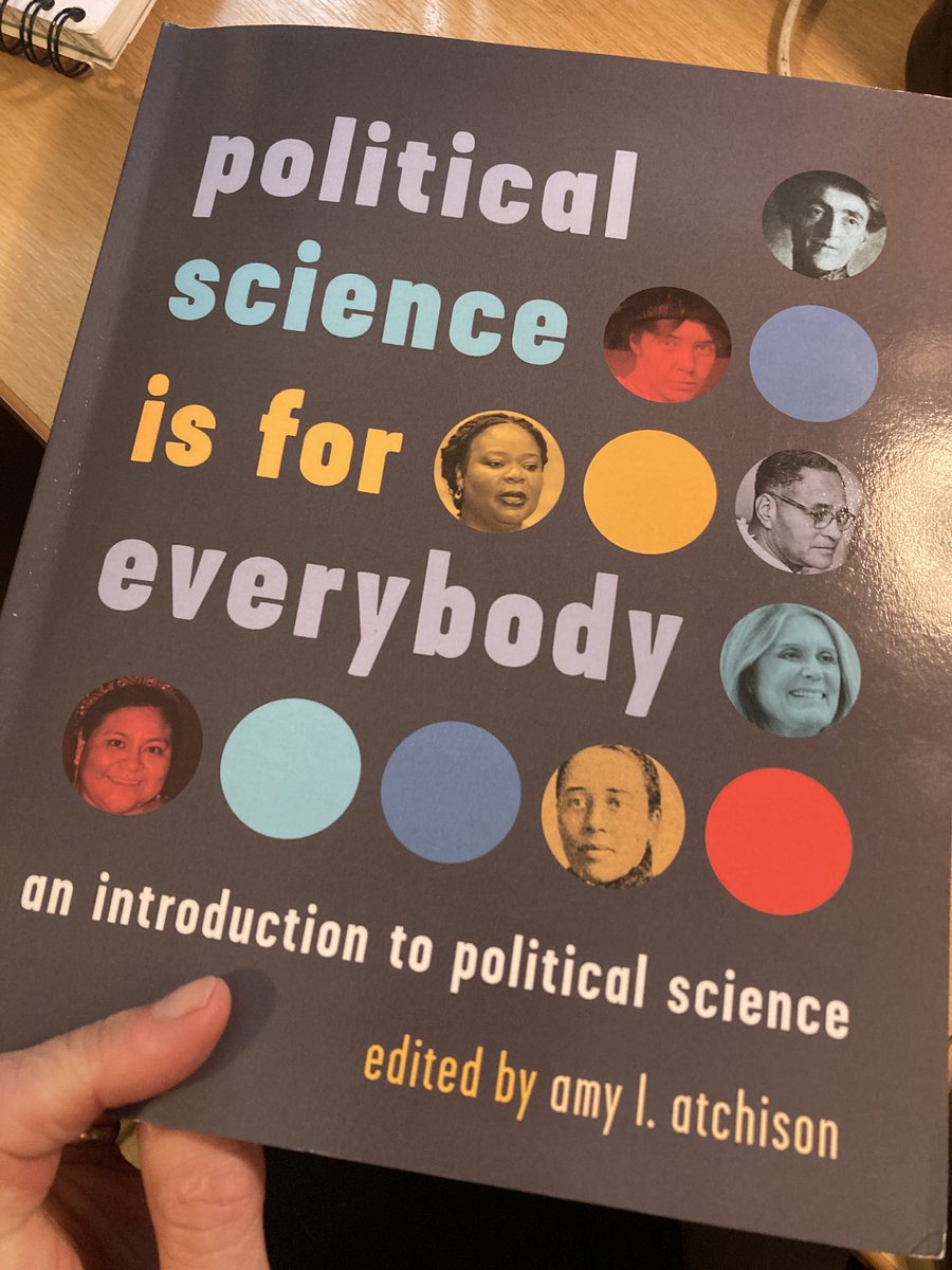 Enjoying reading our new textbook for our first year #comparativepolitics module ⁦@NottsPolitics⁩ ⁦@Dr_Atchison⁩ Inspired choice by ⁦@wdaniel127⁩