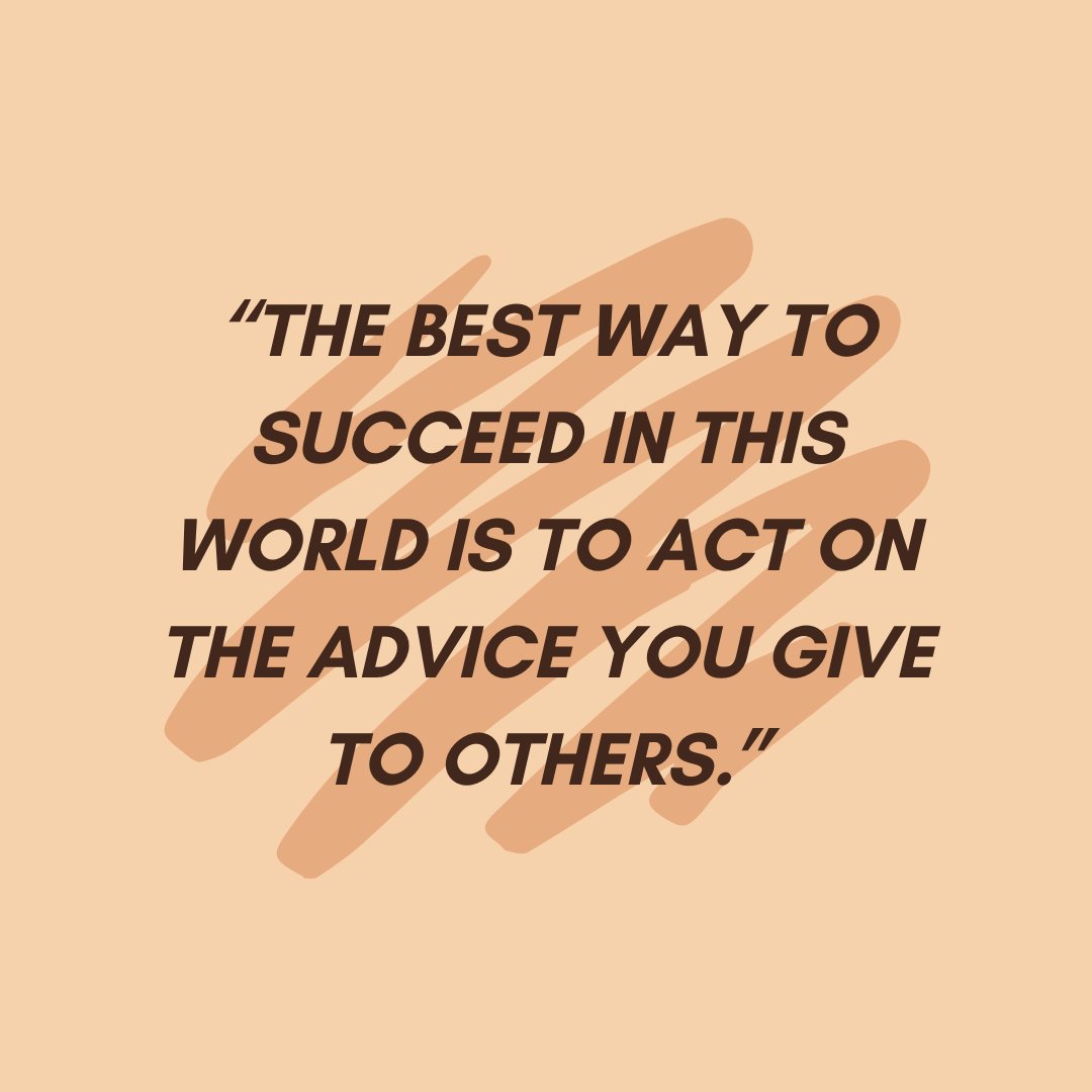 Take Your Own Advice! 👈

#takeyourownadvice #haveconfidence #believeinyou #wegotthis #listentoyourself #listentoyourinneryou #succeed #advice 
#womeninbiz #womeninbusiness #supportwomen #supporteachother #independentwoman #wesupportsmallbusinesses #wewanthandmade