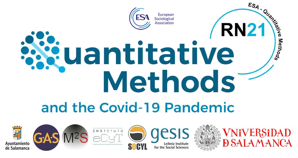 #5DeOctubre | Ángeles Durán pronuncia la ponencia inaugural de la Conferencia Internacional del grupo de Métodos Cuantitativos de la Asociación Europea de Sociología. 

🕖19:00 horas
📍Sala 1 de la Hospedería de Fonseca

➡️saladeprensa.usal.es/node/134377

@RN21_Salamanca <a href="/ESA_Sociology/">European Sociological Association</a>