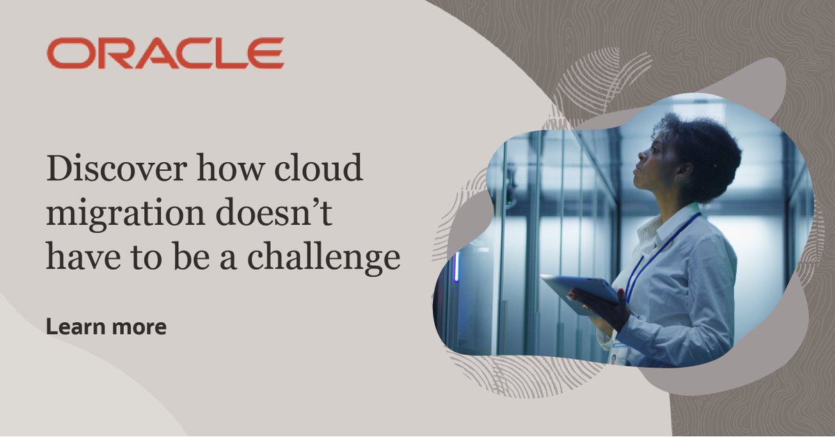 tarun123v's tweet photo. #cloudmigration doesn’t have to be a challenge. Chris Morris of @IDC &amp; Tom Walker, of @Oracle, discuss challenges of cloud migration &amp; how a @VMware Cloud verified environment can help ease the IT management burden for enterprises running VMware workloads. https://t.co/52oYj99VXG https://t.co/78JVoA4jmW