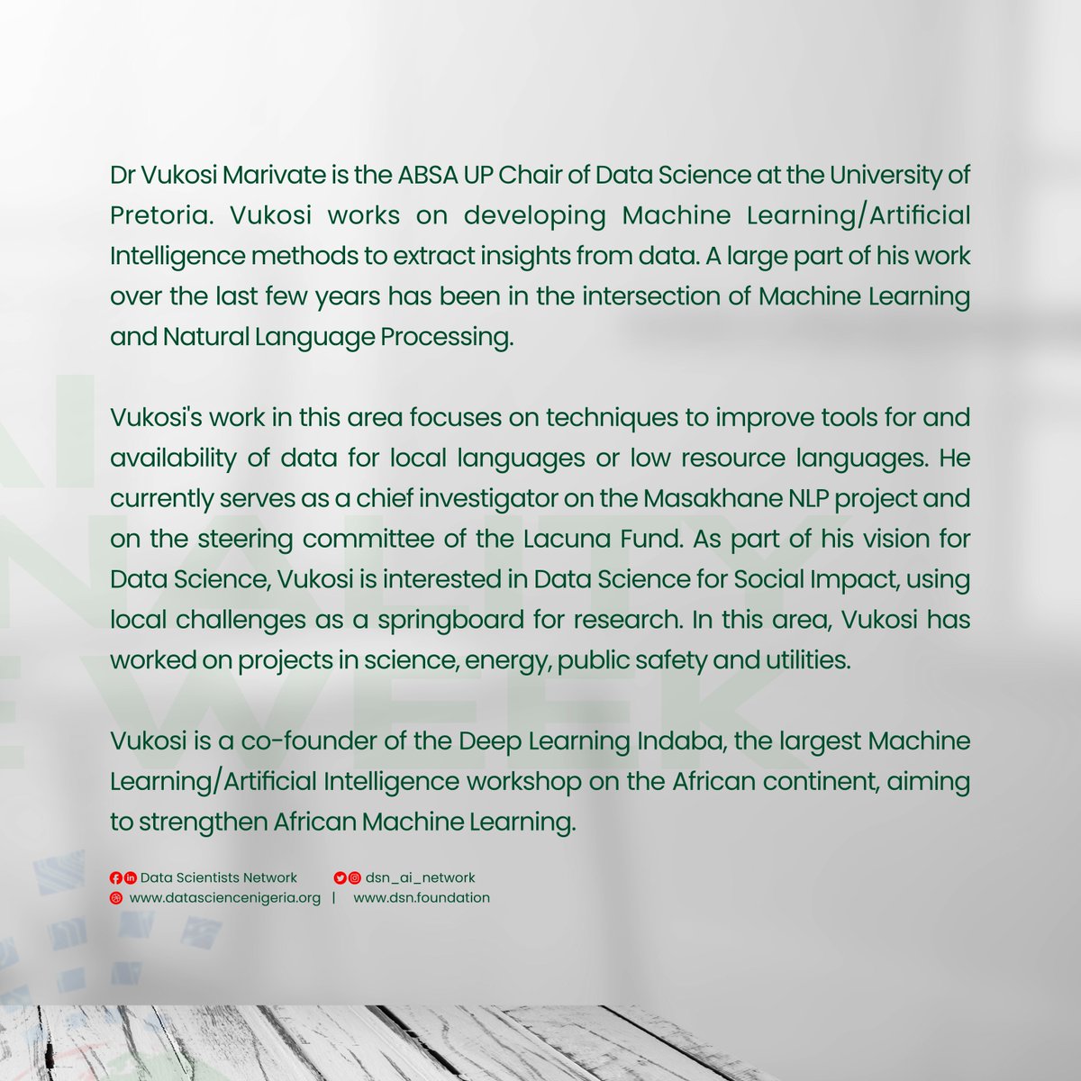 DSN - Data Science Nigeria tweet media